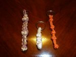 Portachiavi con nodi marinari -  Solomon con diamante / diamante / Bottone cinese